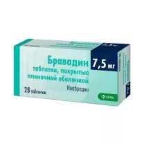 Бравадин таблетки покрыт. п/о 7,5мг, №28