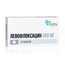 Левофлоксацин таблетки покрыт. п/о 500мг, №10