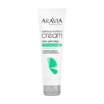 Aravia Professional крем для лица суперувлажнение и восстановление с мочевиной 10% и пребиотиками, 150мл