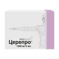 Церепро раствор д/в/в и в/м введ. 250мг/мл, 4мл №5