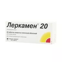 Леркамен 20 таблетки покрыт. п/о 20мг, №60 Берлин-Хеми