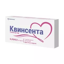 Квинсента раствор д/п/к введ. 0,25/0,5мг/доза, 1,5мл №1 шпр.-ручка+№6 игл однораз.