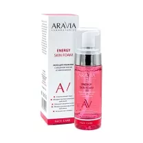 Aravia Energy Skin Foam пенка очищающая с муцином улитки и гинкго билоба, 150мл