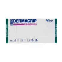 Dermagrip High Risk перчатки смотровые латексные нестерильные неопудренные (размер L), №25