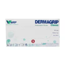 Dermagrip Classic перчатки смотровые латексные нестерильные неопудренные (размер S), №50