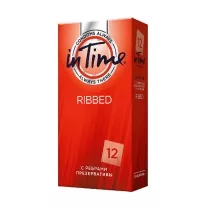 In Time Ribbed презервативы c ребрами, №12
