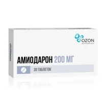 Амиодарон таблетки 200мг, №30 Озон