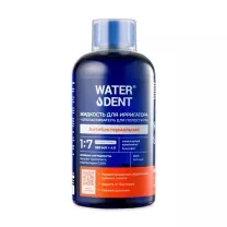 Water dent жидкость для ирригатора+ополаскиватель для полости рта 2в1 антибактериальная, вкус мятный, 500мл