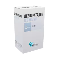 Дезлоратадин сироп 0,5мг/мл, 60мл Озон