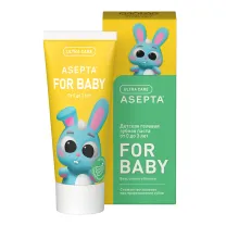 Asepta For Baby гелевая зубная паста для детей от 0 до 3 лет со вкусом спелого банана, 50мл