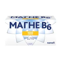 Магне В6 таблетки покрыт. п/о 48мг+5мг, №100