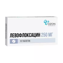 Левофлоксацин Озон таблетки покрыт. п/о 250мг, №10