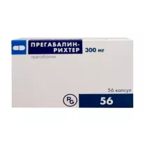 Прегабалин-Рихтер капсулы 300мг, №56