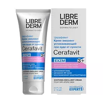 Librederm Cerafavit крем-эмолент успокаивающий при зуде и сухости, 75 мл