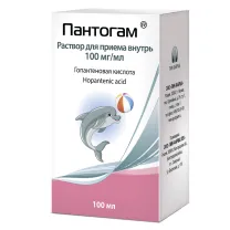 Пантогам раствор д/приема внутрь 100мг/мл, 100мл Пик-Фарма