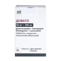 Довато таблетки покрыт. п/о 50мг+300мг, №30