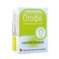 Отофа капли ушные 2.6%, 10мл