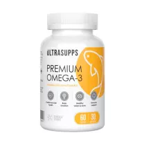 Ultrasupps Премиум Омега-3 капсулы, №60
