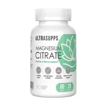 Ultrasupps Магния цитрат капсулы, №60