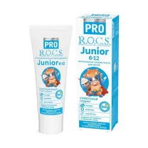 R.O.C.S. PRO Junior детская зубная паста со вкусом сливочный пудинг (с 6 лет), 74г