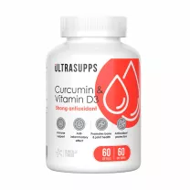 Ultrasupps Куркумин + вит.D3 капсулы, №60