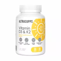 Ultrasupps Витамин D3 и К2 капсулы, №30