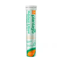 Plantago Витаминно-минеральный комплекс 21 в 1 таблетки шипучие со вкусом ананаса, №20