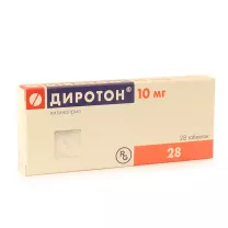 Диротон таблетки 10мг, №28
