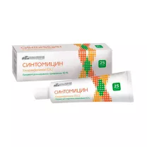 Синтомицин линимент д/наружного применения 10%, 25г