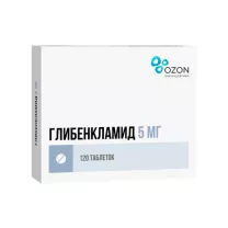 Глибенкламид таблетки 5мг, №120, Озон