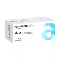 Ребамипид таблетки покрыт. п/о 100мг, №90