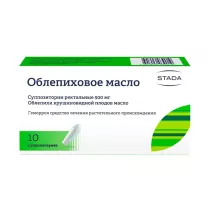 Облепиховое масло суппозитории рект. 500мг, №10