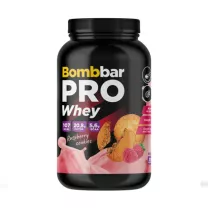 Bombbar Коктейль протеиновый со вкусом малиновое печенье, 900г