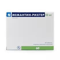 Мемантин-Рихтер таблетки покрыт. п/о 10мг, №60