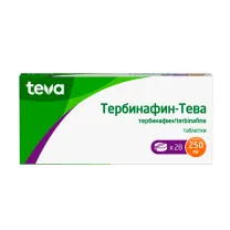Тербинафин-Тева таблетки 250мг, №28 Актавис