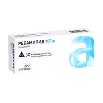 Ребамипид таблетки покрыт. п/о 100мг, №30
