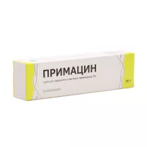 Примацин крем д/наружн. прим. 2%, 30г Тульская ф.ф-ка