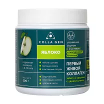CollaGen Гидролизат коллагена с гиалуроновой кислотой желе со вкусом яблока, 500г