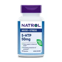 Natrol 5-гидрокситриптофан (5-HTP) капсулы 50мг, №30