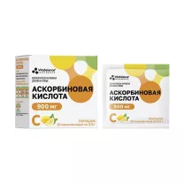Vitascience Аскорбиновая кислота порошок д/приема внутрь  со вкусом лимона, №10
