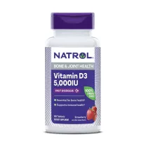 Natrol Витамин D3 таблетки быстрорастворимые 5000МЕ, №90