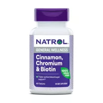 Natrol Комплекс корица, биотин, хром таблетки, №60
