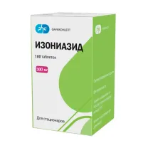 Изониазид таблетки 300мг, №100 Фармконцепт