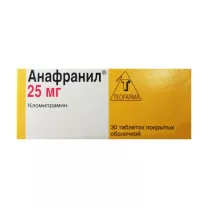 Анафранил таблетки п/о 25мг, №30 Новартис Фарма