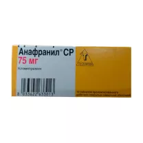 Анафранил СР таблетки пролонг. действ. покрыт. п/о 75мг ,  №10 Новартис Фарма
