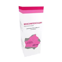 Моксифлоксацин раствор д/инфузий 1,6мг/мл, 250мл №1