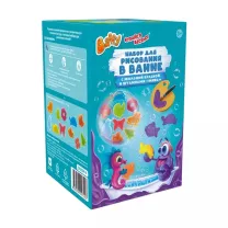 Baffy набор для рисования в ванне, цвет фиолетовый, с штампами микс (3+)