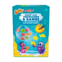 Baffy набор для рисования в ванне, цвет желтый, с штампами микс (3+)