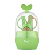 Roxy-kids набор детский маникюрный ножницы+кусачки+пилочка+пинцет (0+)