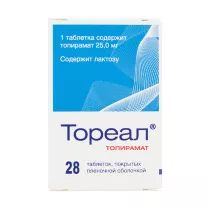 Тореал таблетки покрыт. п/о 25мг, №28 Фармстандарт